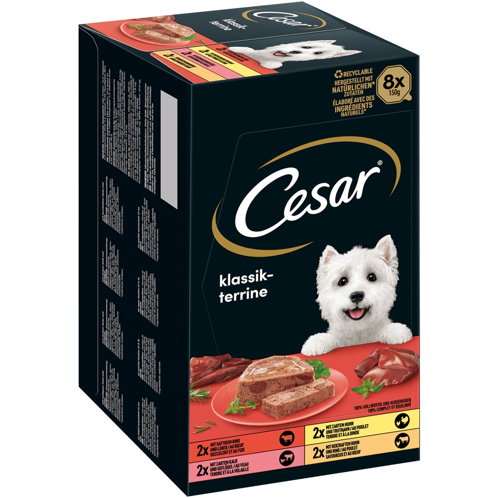 CESAR® Klassik-Terrine, Multipack, 8 & 24 x 150g - 1