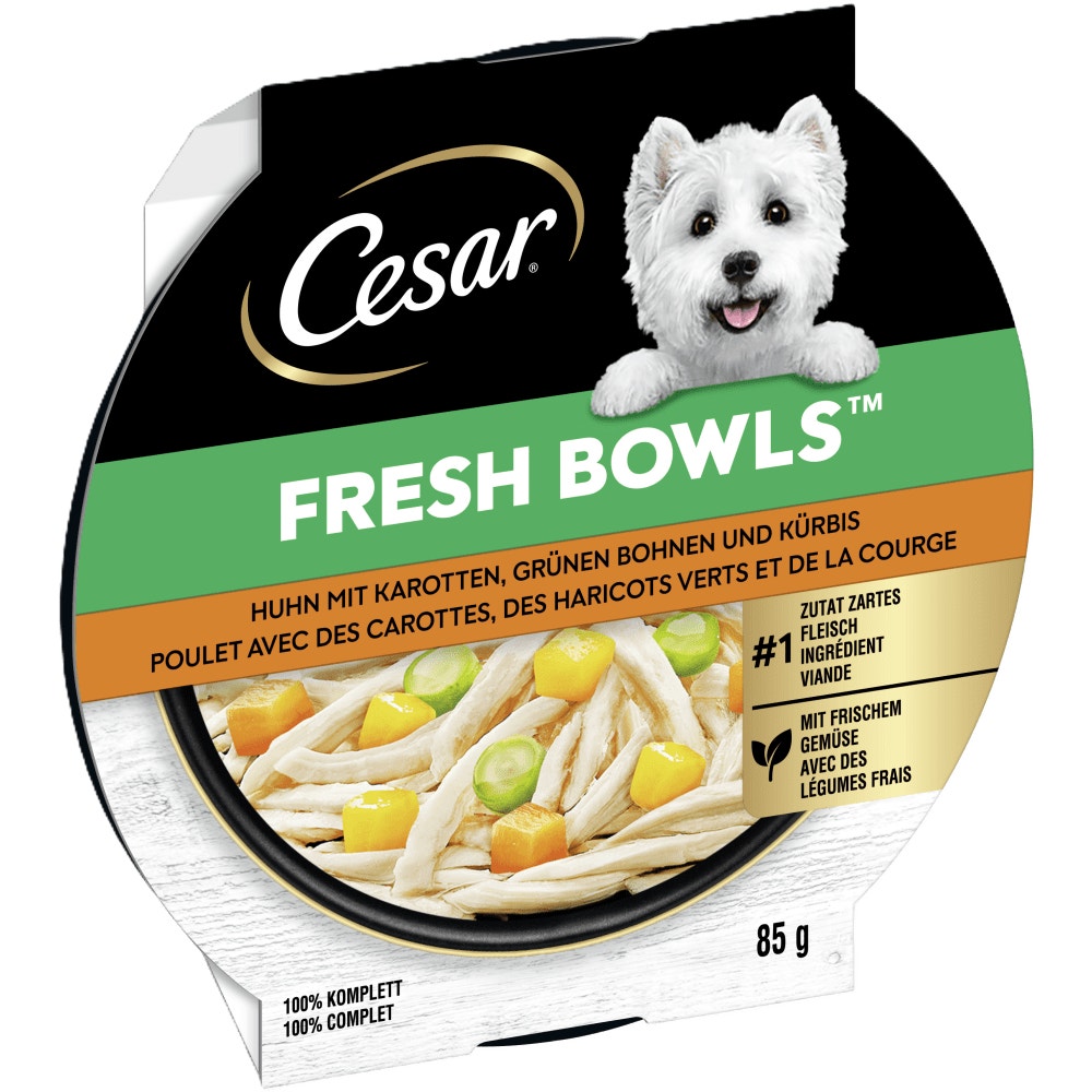 CESAR® FRESH BOWLS™ Huhn in Sauce, 85g - 1